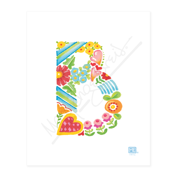 Alphabet Garden Letter B Small Print For Discount