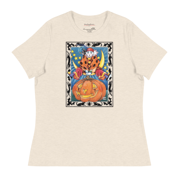 Clown Jumping Over Pumpkin Women s T-Shirt For Sale