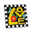 Love Enamel Art Pin For Sale