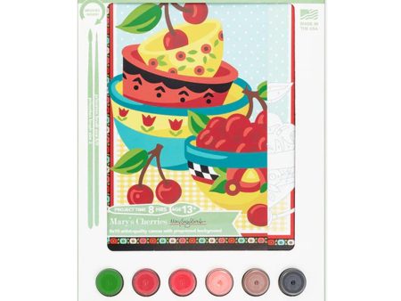 Mary s Cherries Paint-by-Number Kit on Sale