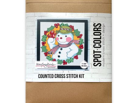 Snowman Wreath Cross Stitch Kit Fashion