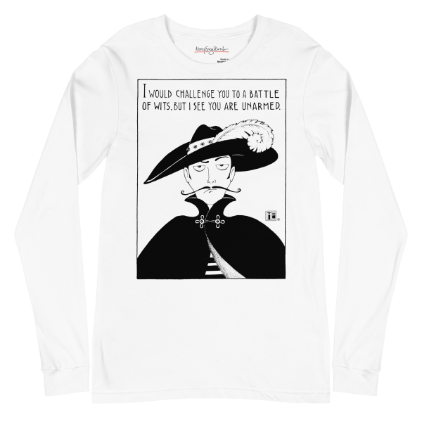 Battle of Wits Unisex Long Sleeve Shirt For Sale