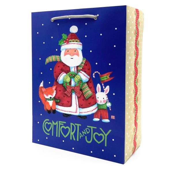 Super Cute Santa with Animals Gift Bag Hot on Sale