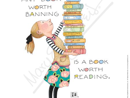 Book Banning Fine Art Print For Discount