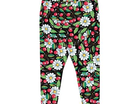 Cherry Daisy Plus Size Leggings on Sale