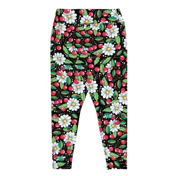 Cherry Daisy Plus Size Leggings on Sale