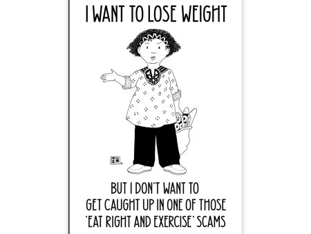 Eat Right & Exercise Magnet Sale