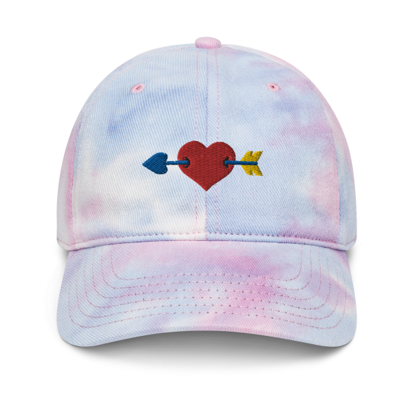 Cupid Heart Tie Dye Hat Fashion