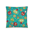 Turquoise Holiday Robots Pillow Online Hot Sale