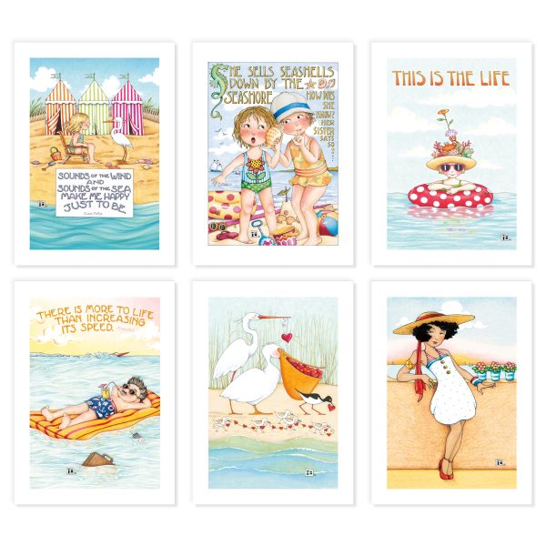 Beach Postcards, series 2 Fashion