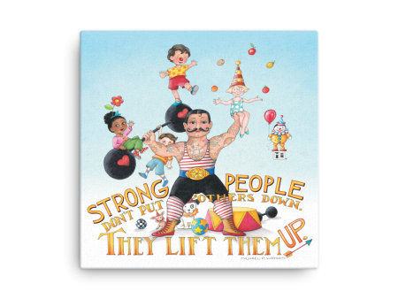 Lift People Up Wall Canvas Online