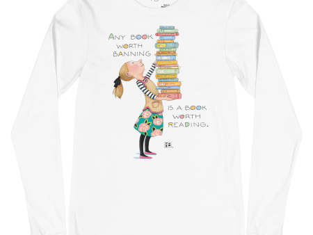 Book Banning Unisex Long Sleeve Shirt For Sale