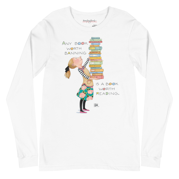 Book Banning Unisex Long Sleeve Shirt For Sale