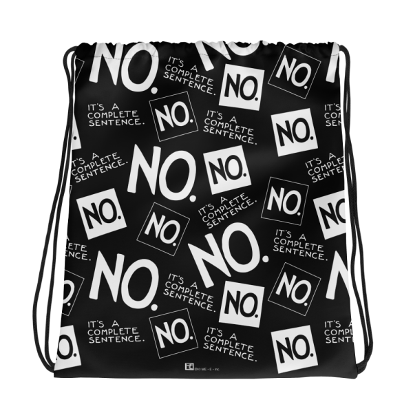 Complete Sentence NO Drawstring Bag Sale