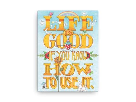 Life Is Good Wall Canvas Sale