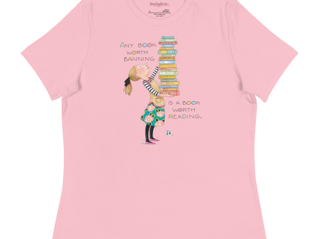 Book Banning Women s T-Shirt on Sale