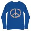 Floral Peace Unisex Long Sleeve Shirt Discount