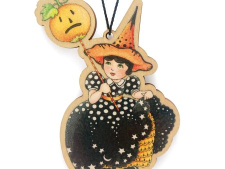 Light Up Halloween Wooden Ornament Online