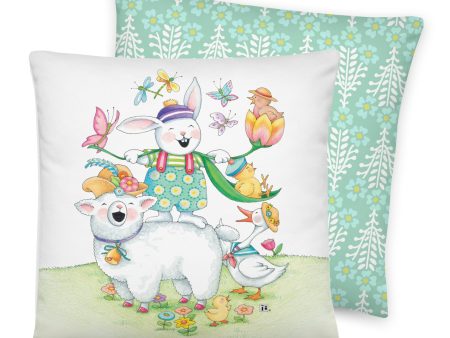 Easter Menagerie Pillow Cheap