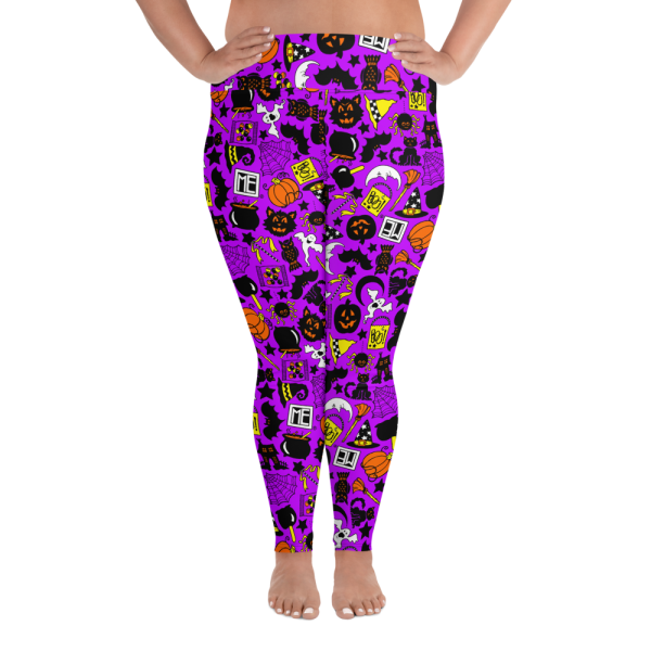 Halloween Icons Plus Size Leggings Discount