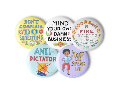 Voices of Courage Pin Buttons on Sale