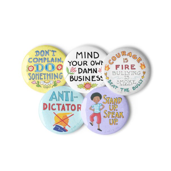 Voices of Courage Pin Buttons on Sale