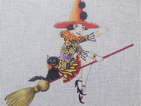 Needlepoint Canvas: A Good Witch on Sale