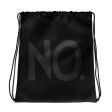 Complete Sentence NO Charcoal Drawstring bag Online