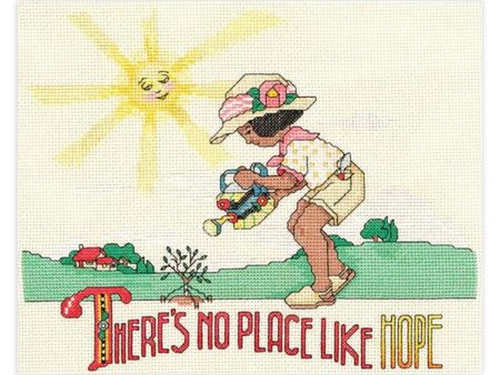 No Place Like Hope Counted Cross Stitch Leaflet Hot on Sale