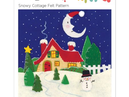 Snowy Cottage Felt Pattern Discount