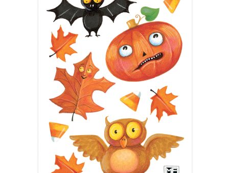 Halloween Totem Sticker Sheet Fashion