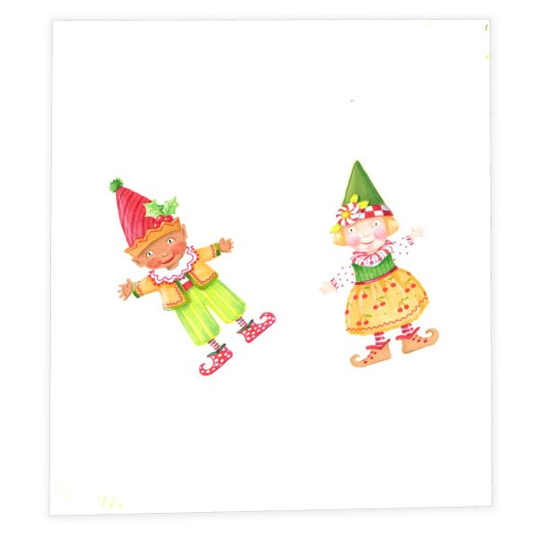 Super Cute Elf Kids Art Hot on Sale