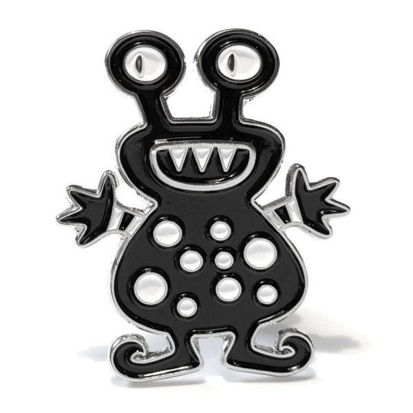 Creep Enamel Art Pin Fashion