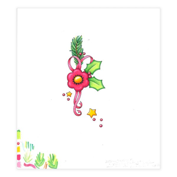 Holly Flower Art Online