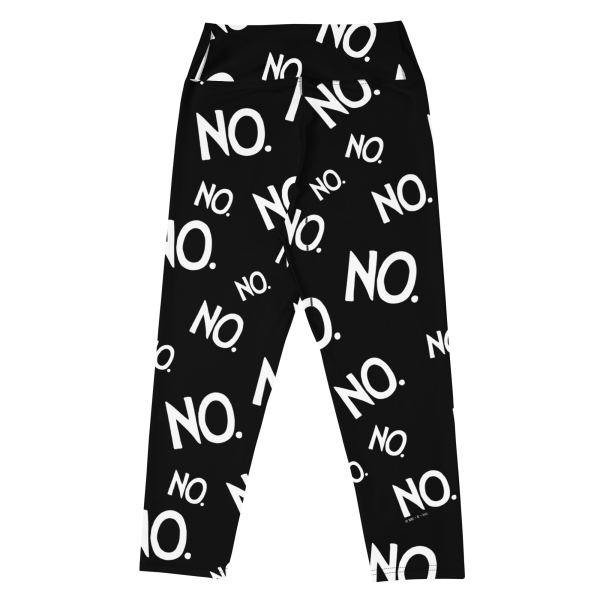 Complete Sentence NO Yoga Capri Leggings Fashion