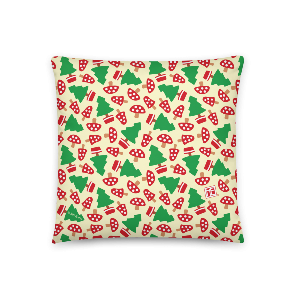 Cream Woodland Christmas Pillow Online Hot Sale