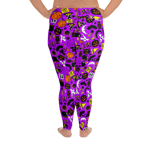 Halloween Icons Plus Size Leggings Discount