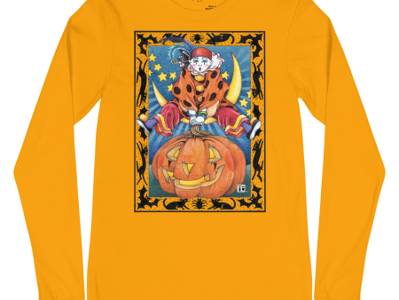 Clown Jumping Over Pumpkin Unisex Long Sleeve T-Shirt Online Sale