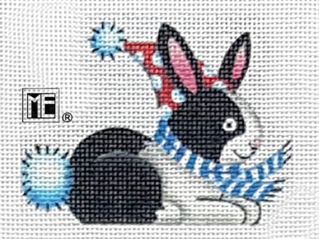 Needlepoint Canvas: Bunny w  Scarf Online