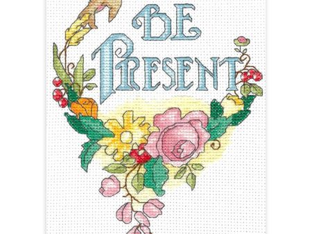 Be Present Counted Cross Stitch Leaflet Online Hot Sale