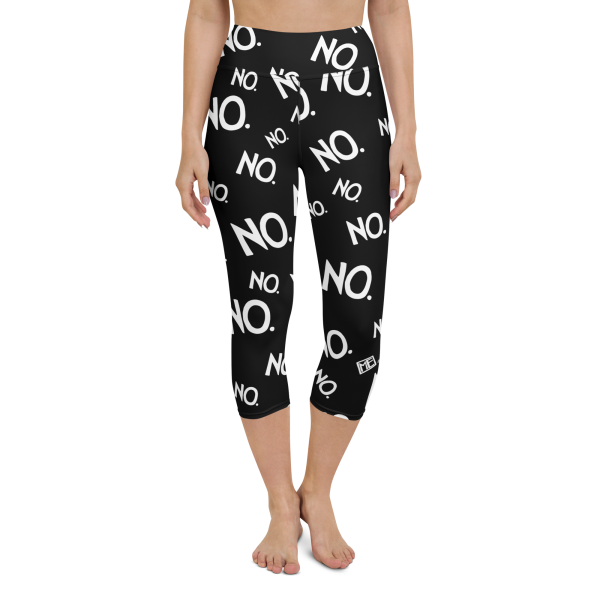 Complete Sentence NO Yoga Capri Leggings Fashion