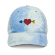 Cupid Heart Tie Dye Hat Fashion