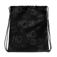 Complete Sentence NO Charcoal Drawstring bag Online