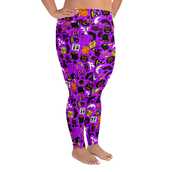 Halloween Icons Plus Size Leggings Discount