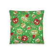 Green Holiday Robots Pillow Discount