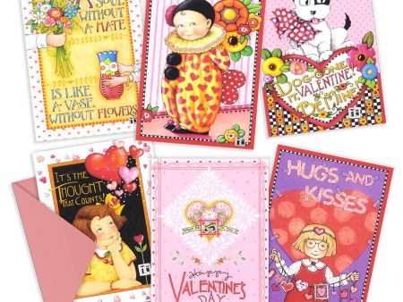 Hearts and Flowers Valentine Card Bundle For Sale