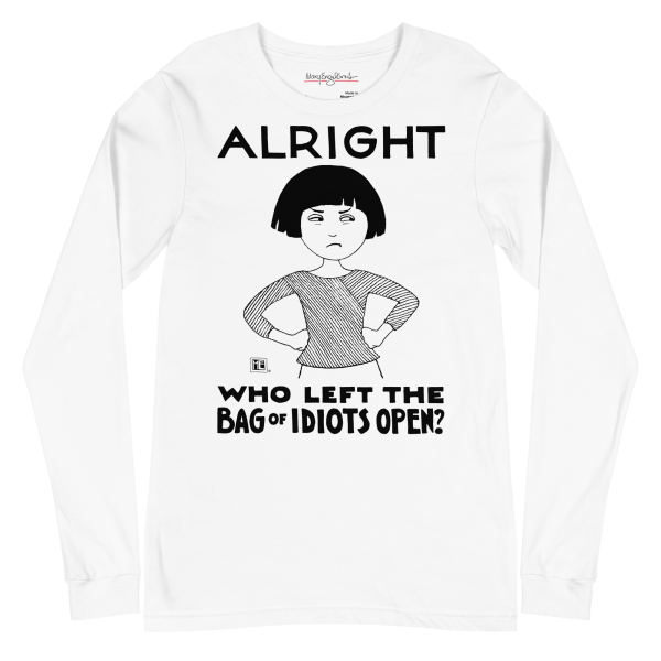 Bag of Idiots Unisex Long Sleeve Shirt Hot on Sale