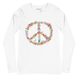 Floral Peace Unisex Long Sleeve Shirt Discount