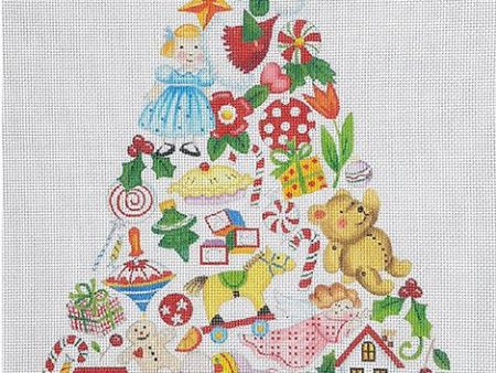 Needlepoint Canvas: Great Things Tree Fashion