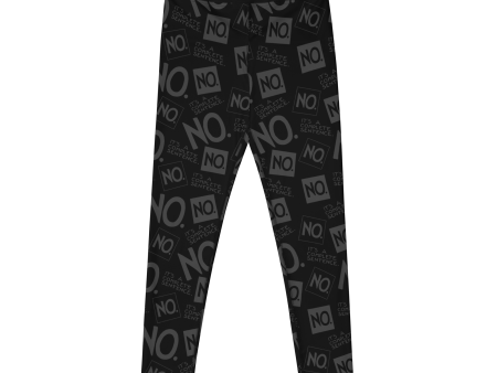 Complete Sentence Charcoal Yoga Leggings For Discount